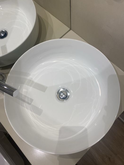 Lavatorio redondo branco