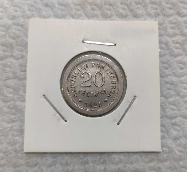 Moeda 20 Centavos 1921 - P FECHADO