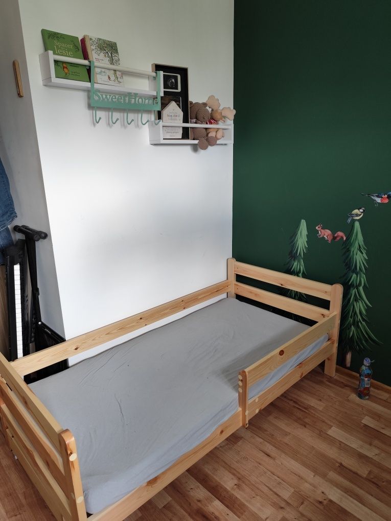 Łóżko dziecięce 80x160cm z szufladą pod  i materacem