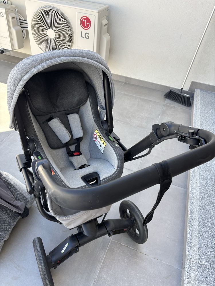 Trio Jané: Carrinho Neo Plus + alcofa + ovo koos isize r1 + isofix