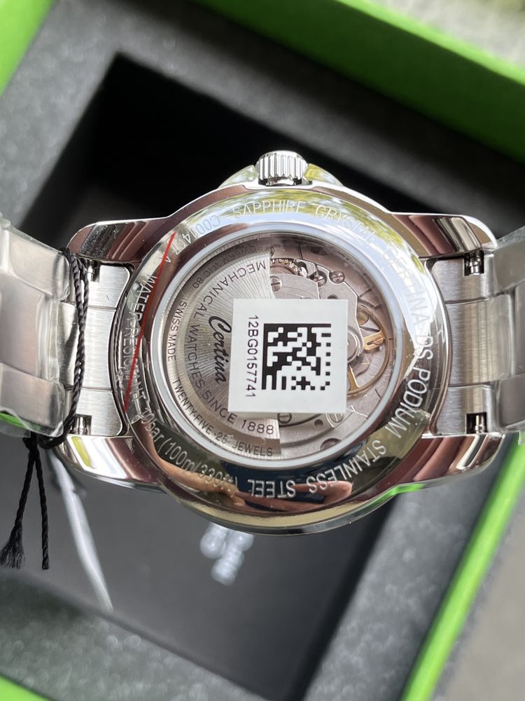 Швейцарские механические часы Certina DS Podium Automatic 38mm.
