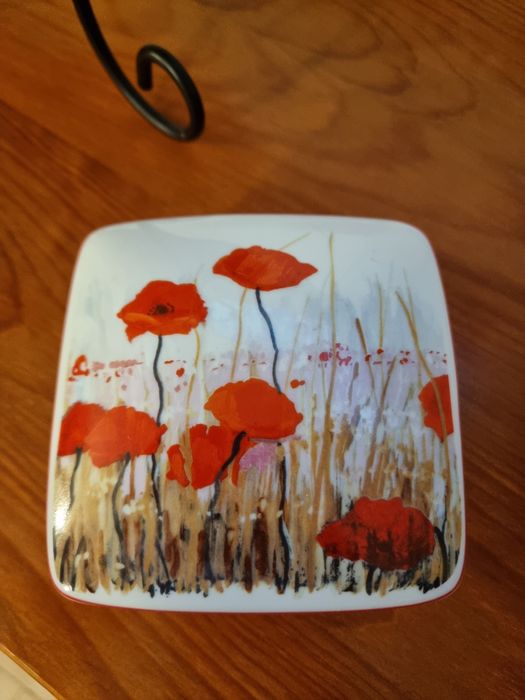 Conjunto Bernardaud Limoges — “Les Coquelicots” por Michel Henry
