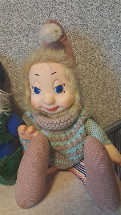 Кукла Гном Гдр мягкотелая редкая