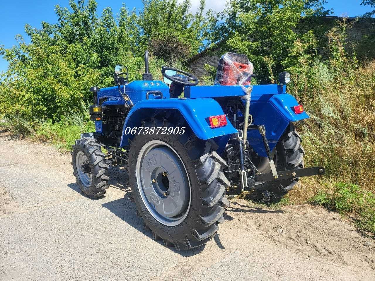 Мінітрактор Shifeng 244 BFU Шифенг Примусова гідравліка Компресор 4х4