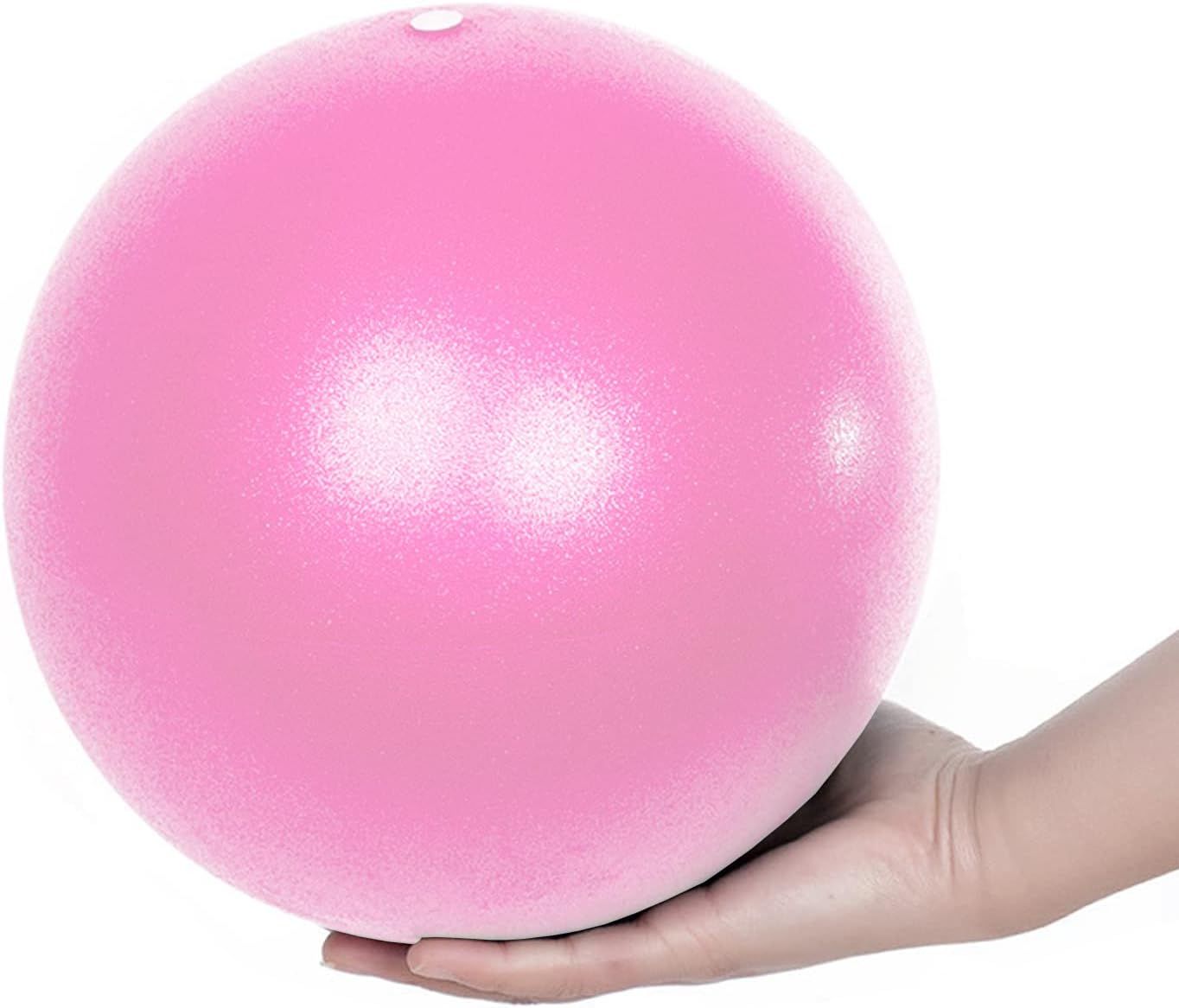Piłka do Ćwiczeń Gimnastyka Joga Pilates Antypoślizgowa Różowa 25cm