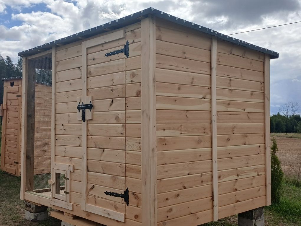 Nowy golebnik lub Kurnik 2,5 m na 2 m deska boazeryjna piorowpust