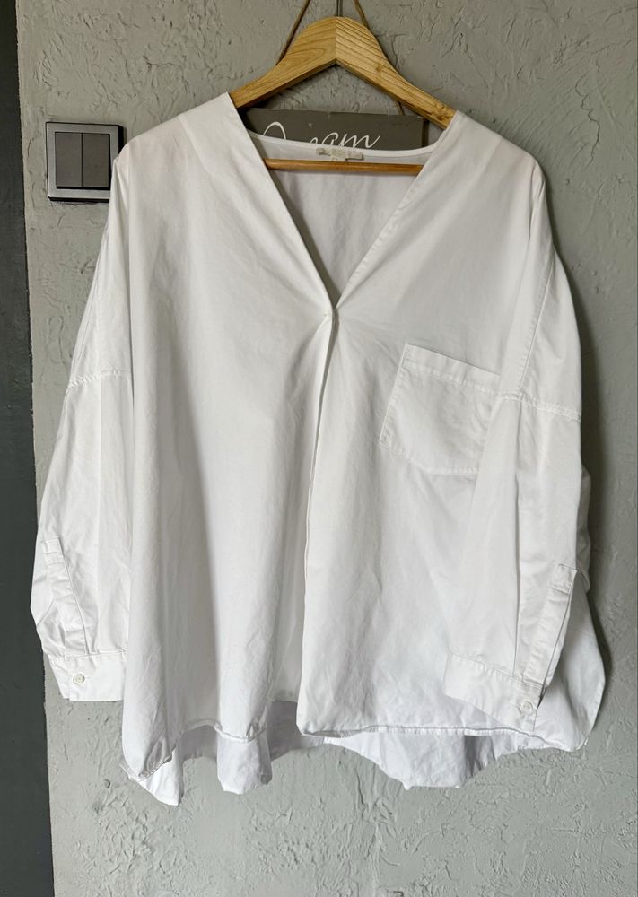 Biala koszula oversize xl COS viralowa