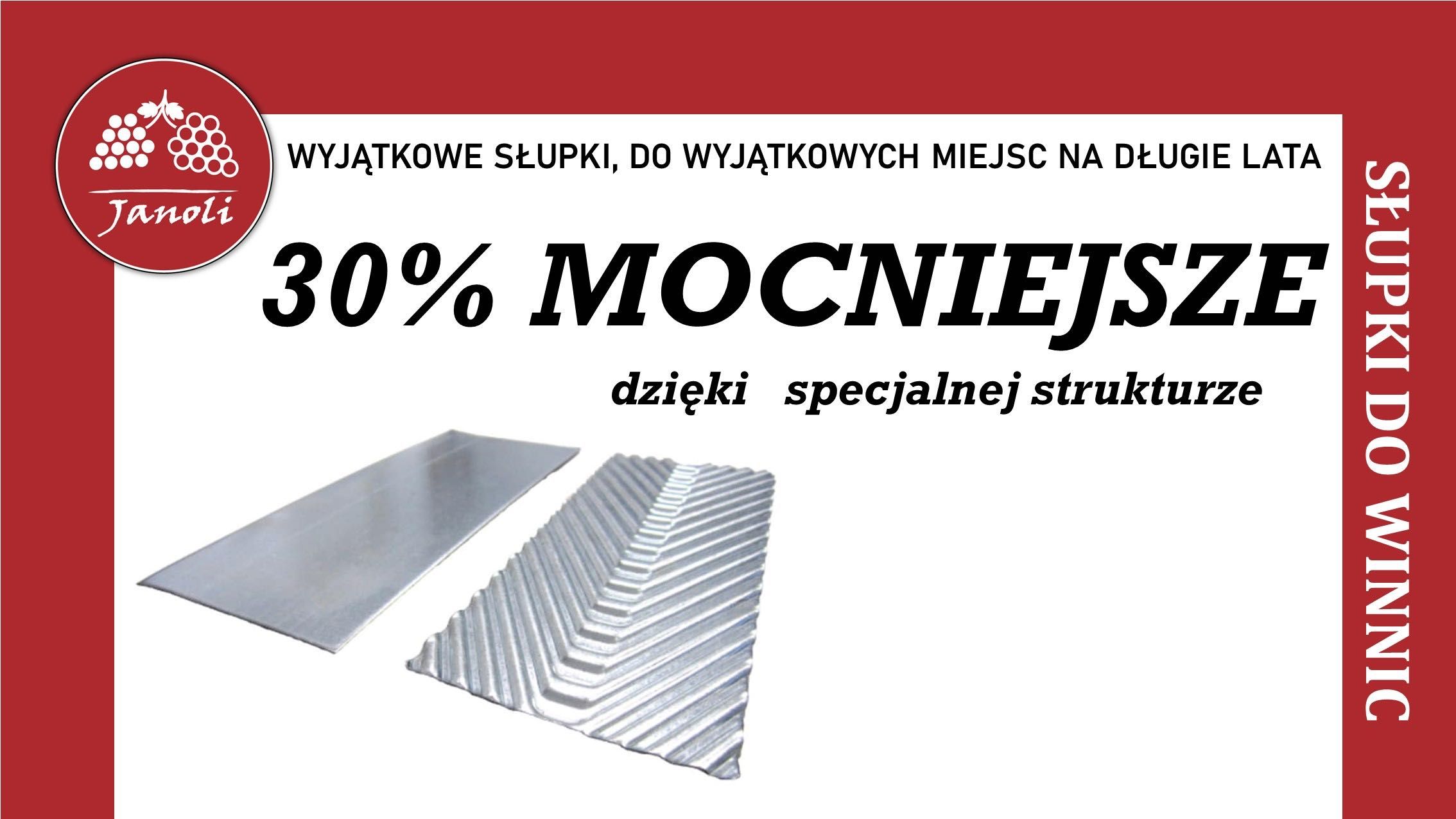 Słupki do winnicy / malin / winogron / ogrodzenie - najlepsze i tanie!