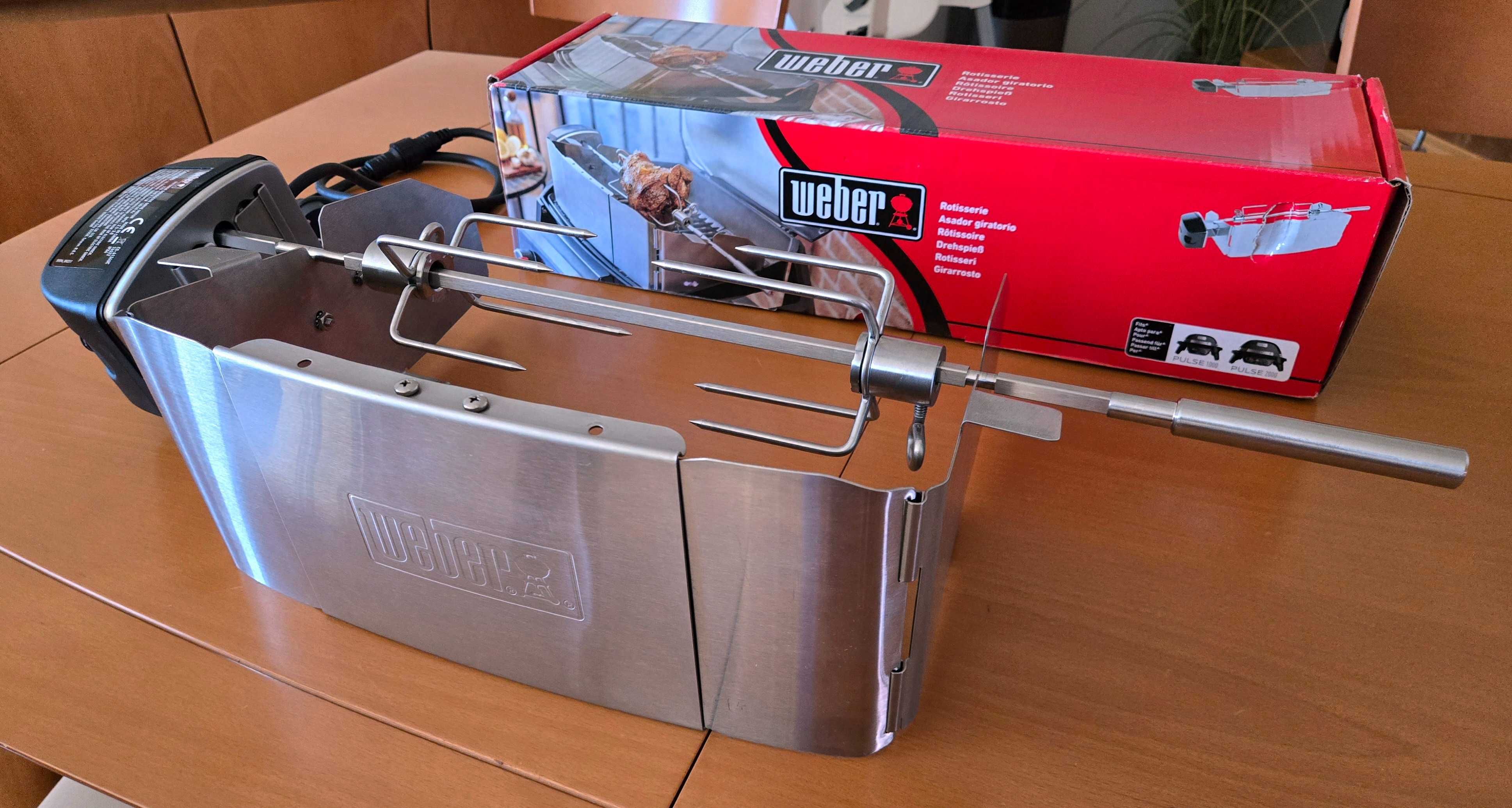 WEBER - Assador de Espeto Rotativo para Grelador Pulse 1000/2000