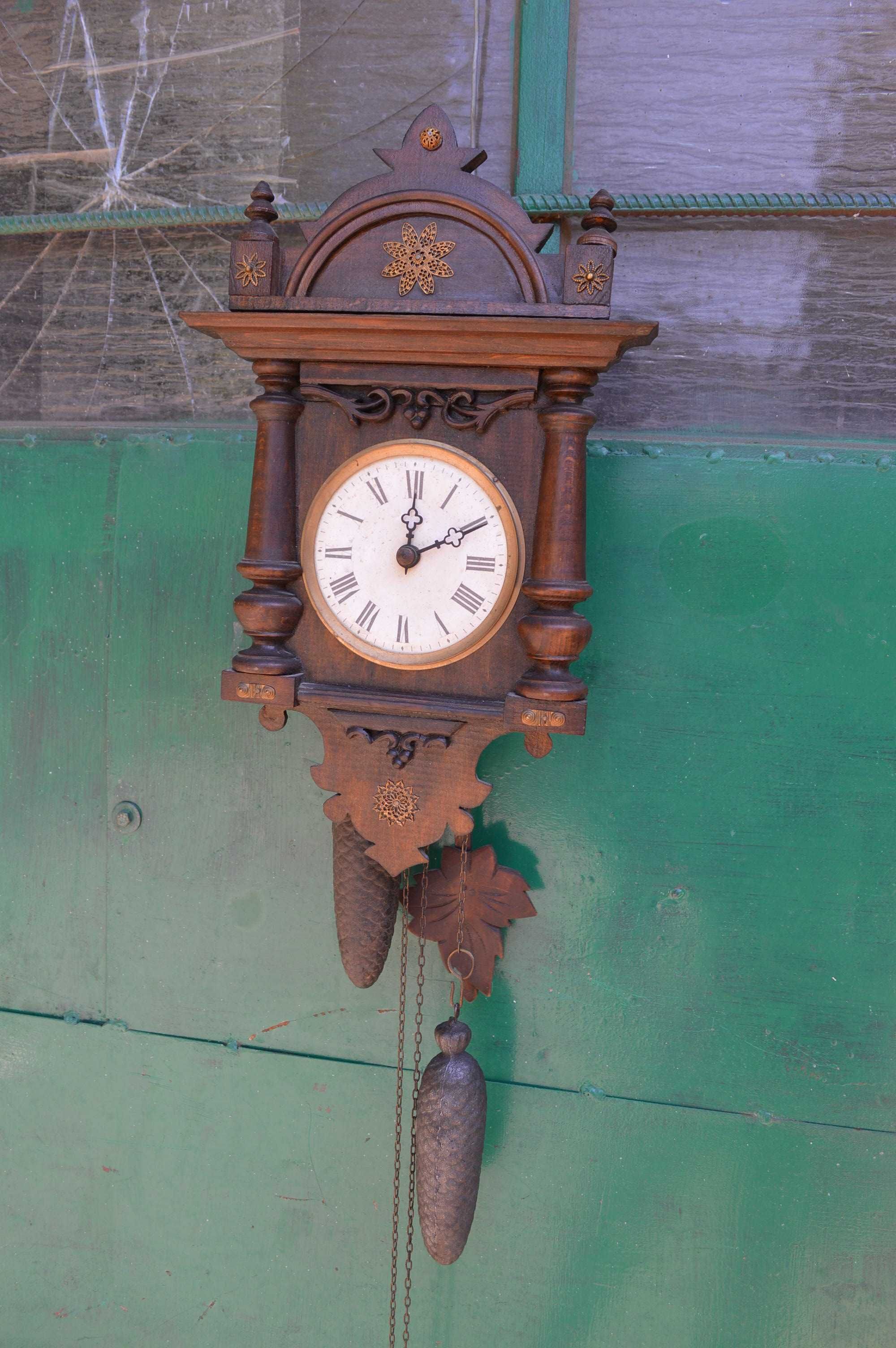 zegar przedwojenny ścienny stary wiszący antyk retro