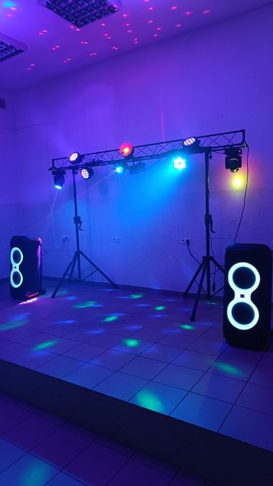 Wynajem nagłośnienie JBL + oświetlenie disco