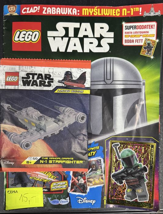 magazyn LEGO Star Wars, z Myśliwiecem N-1 Mandalorianina, numer 6/2024