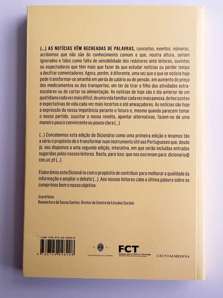 Dicionário das Crises e das Alternativas