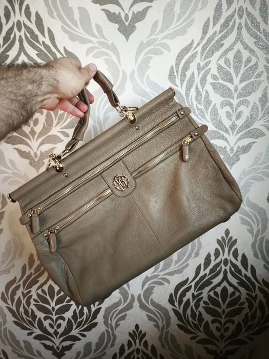 Кожаная сумка Roberto Cavalli