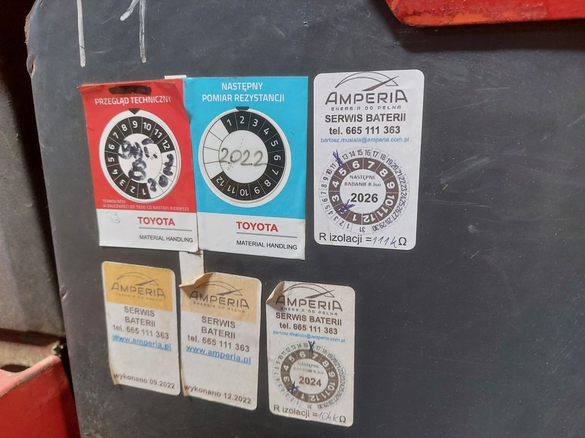 Wózek widłowy toyota elektryczny 7PBMF25
