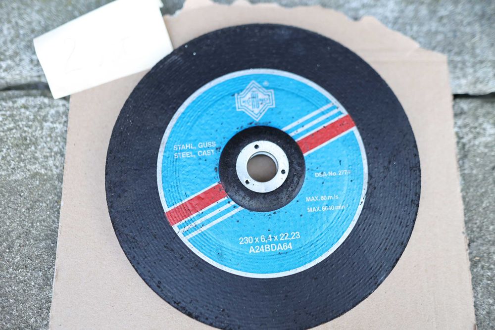 Tarcza do szlifowania KORUND 230 x 6,4 x 22,23 2 szt.