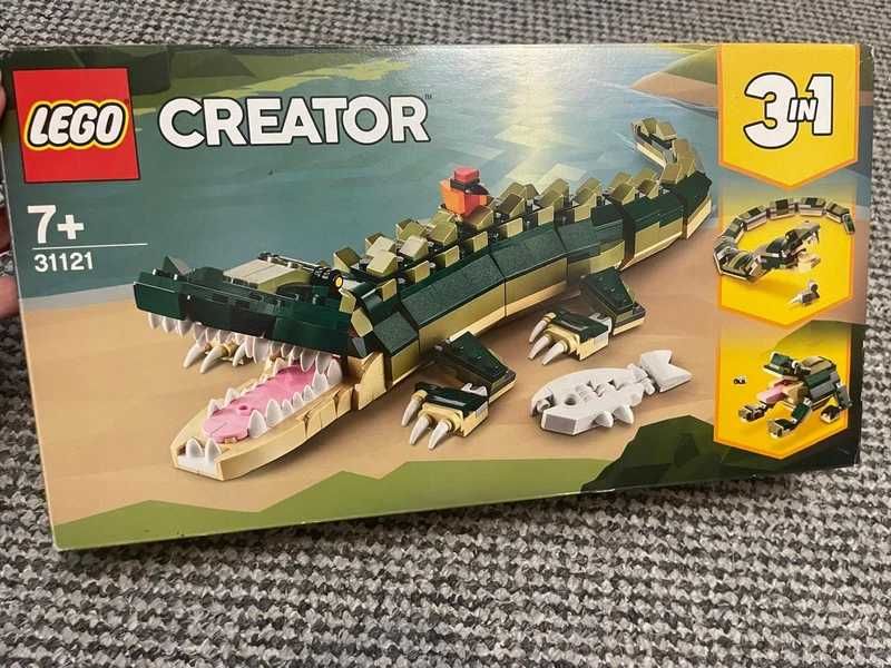 Lego Creator 3w1 zwierzęta, krokodyl, duży zestaw 31121