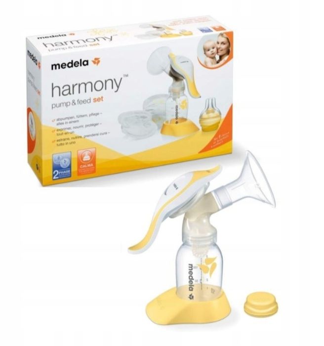 Laktator Medela harmony + Medela SNS 2.0 system wspomagający karmienie