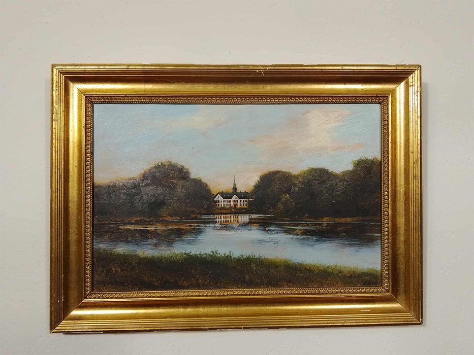 Stary obraz sygnowany.