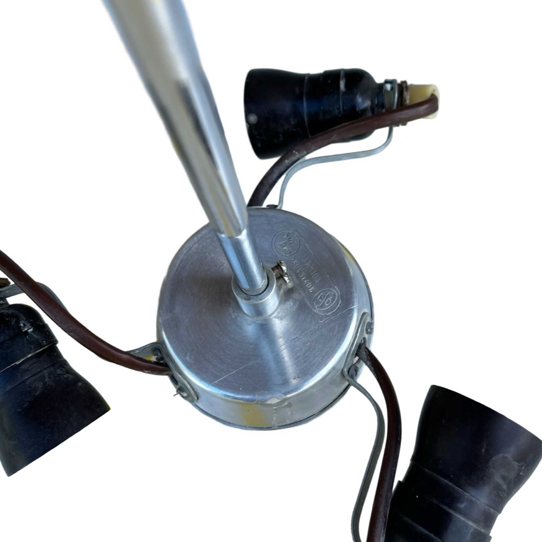 Lampa sufitowa w stylu Brusel Napako Czechosłowacja lata 60.