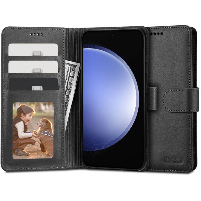 Tech-Protect Wallet Galaxy S23 Fe Black