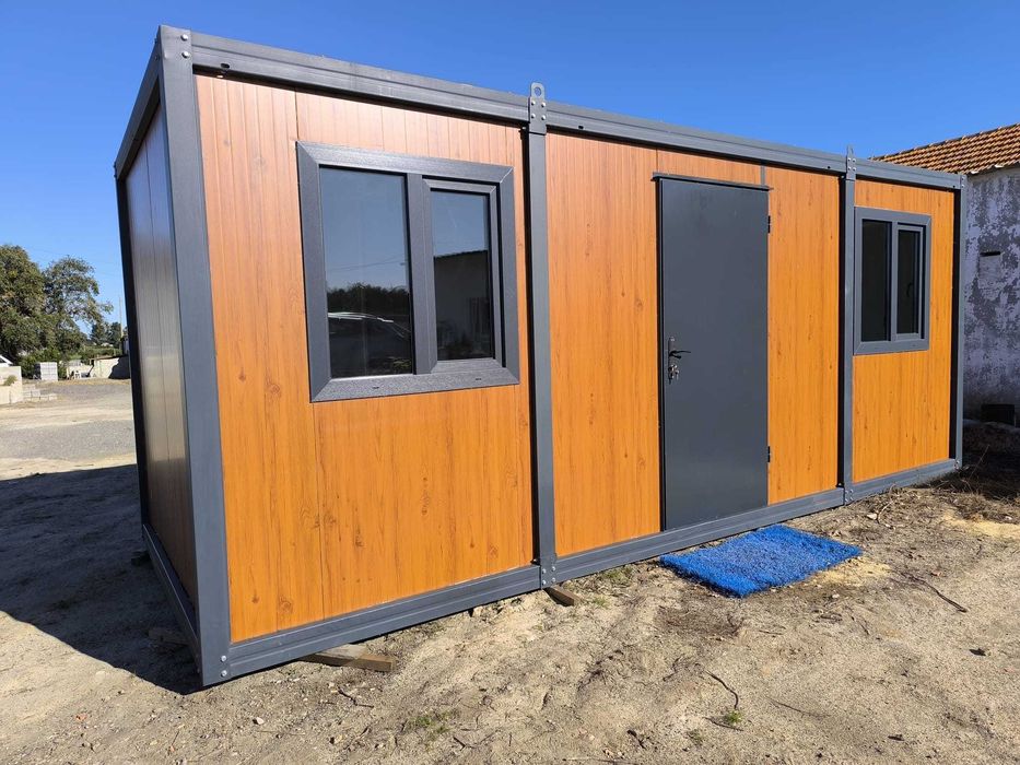 Kit, Casa pré-fabricada, bungalow, Contentor, Escritório, 5.9 x 2.4 m