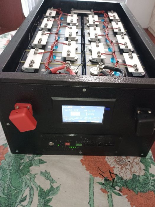 Eve 12квт 230ah 16s 200a lifepo4 акумулятор deye