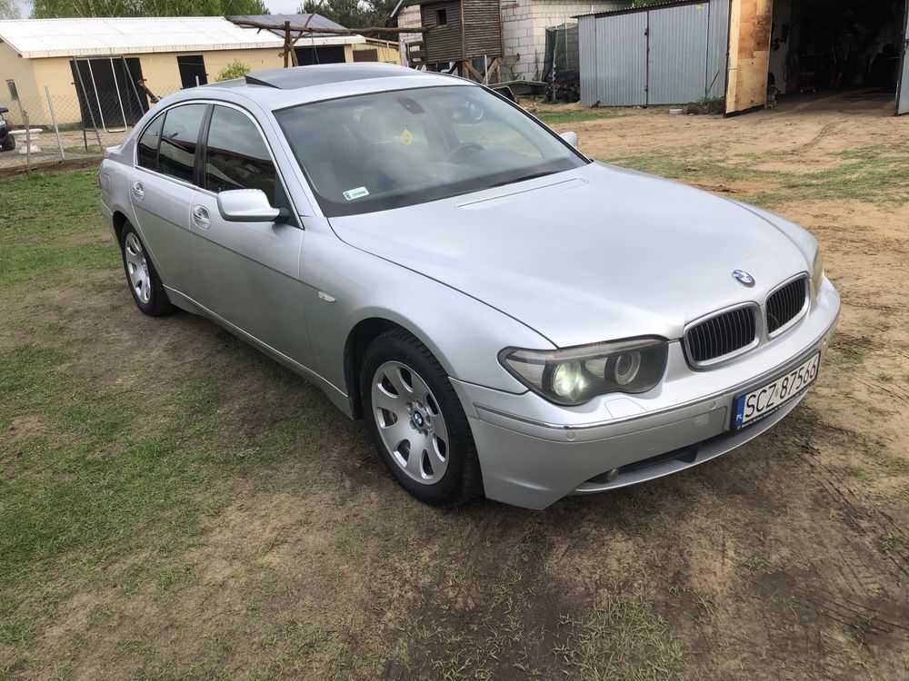 Bmw 7 e65 3.0d automat alufelgi skory komforty xenon led szyberdach