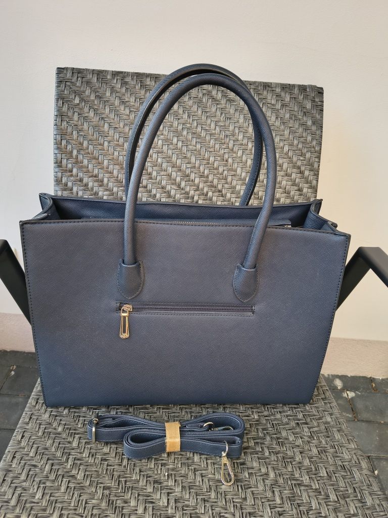Torba damska A4 na dokumenty modna elegancka na laptopa
