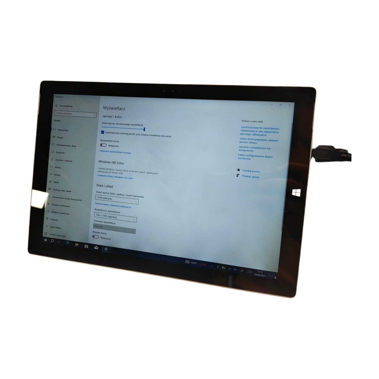TABLET | Microsoft Surface Pro 3 1631 | i5-4300U | 2K | 4GB | 128SSD