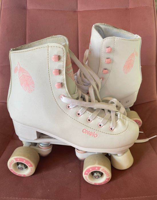 wrotki figurowe, oxelo quad 100 decathlon, r. 37