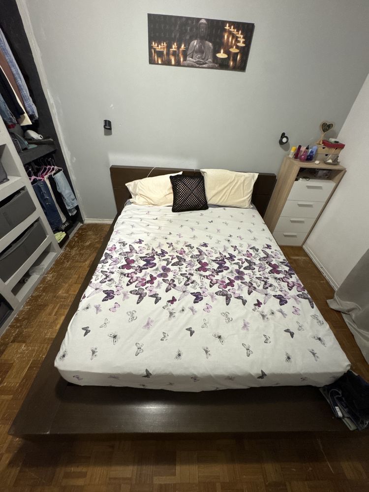 Cama de casal madeira maciça