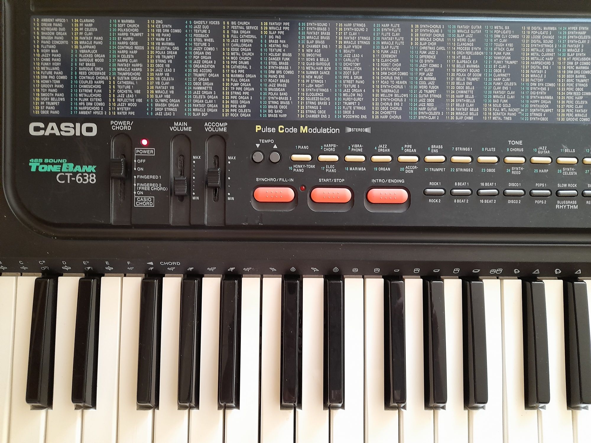 Keyboard Casio CT 638