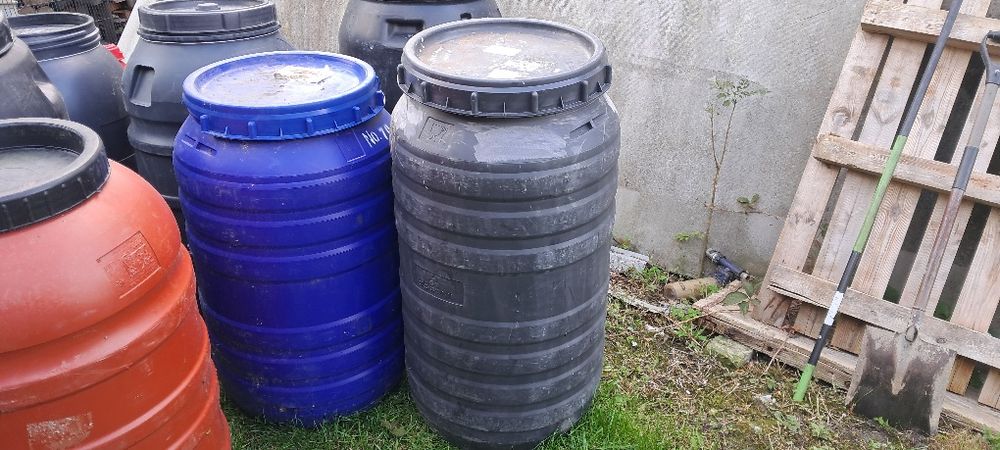 Beczki plastikowe po spożywce