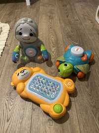 Trzy zabawki fisher price linkimals