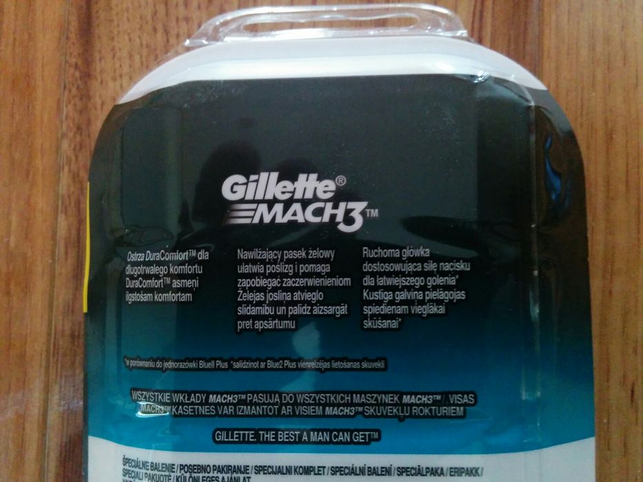 Gillette Mach 3 zestaw 3+1