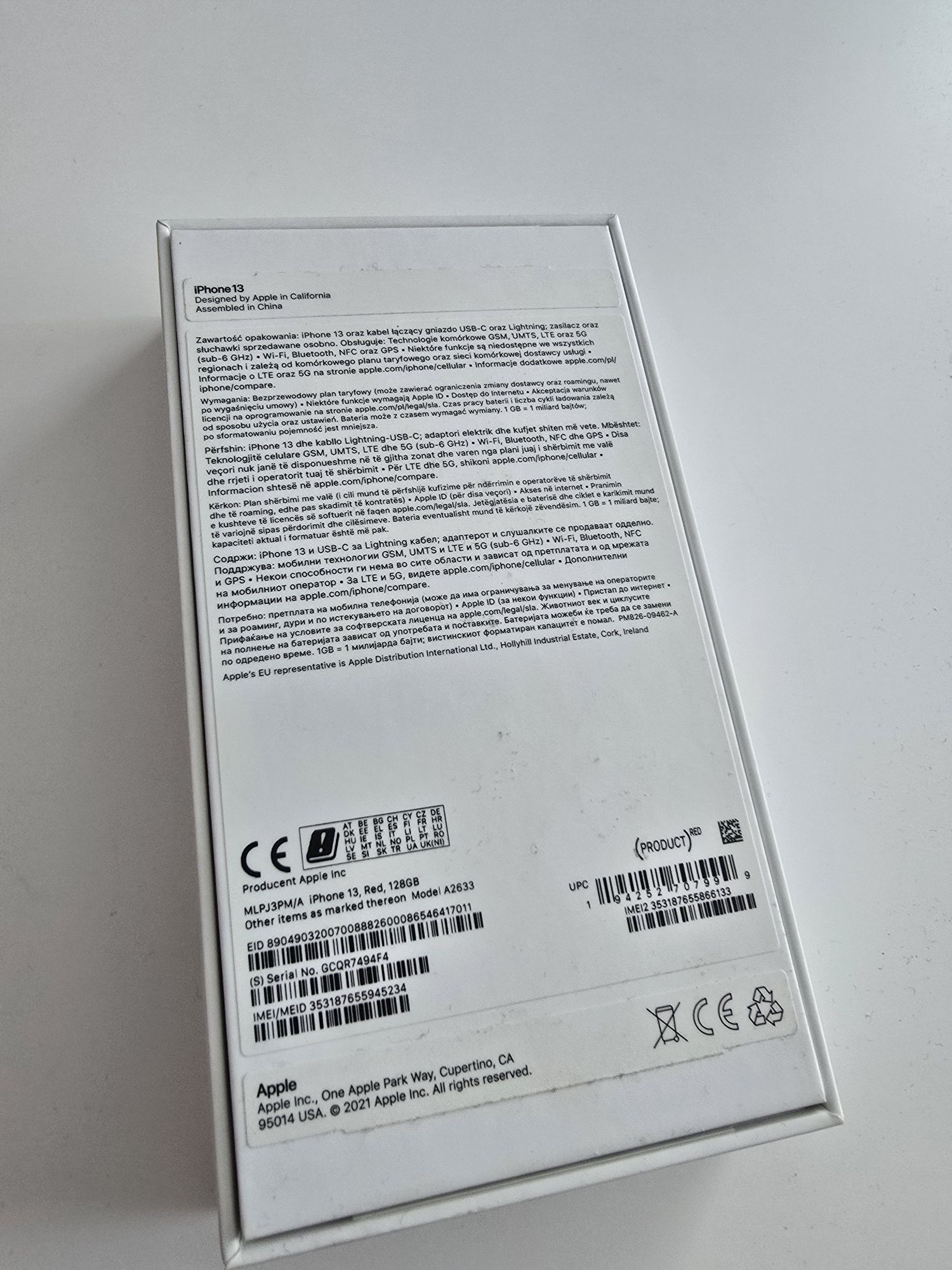 Iphone 13 red jak nowy