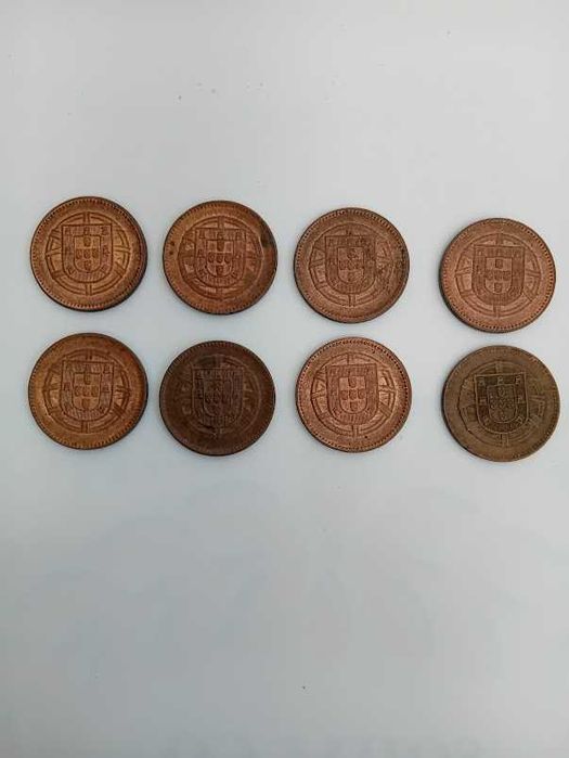 8 Moedas Antigas 2 Centavos Ano 1920