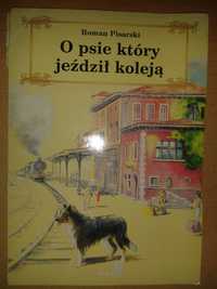 LEKTURA " O psie który jeździł koleją " duże ilustracje obrazki