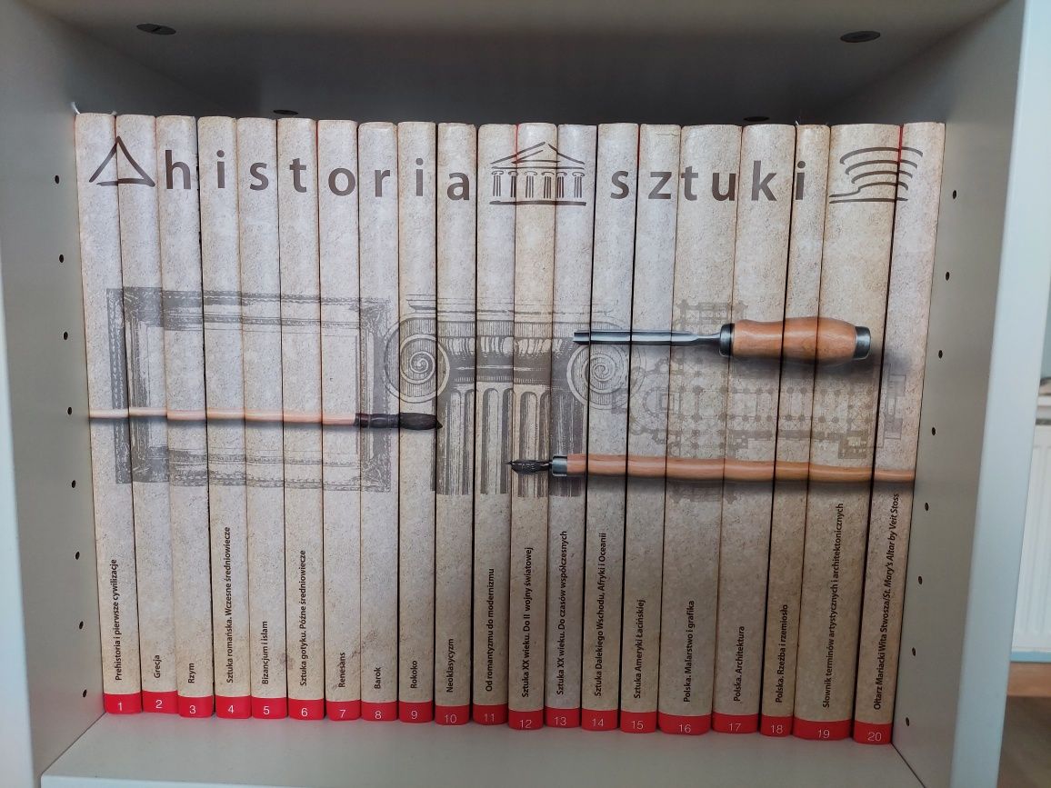 Historia Sztuki, całość 20 tomów, nowe wydanie, nieużywane, hit!