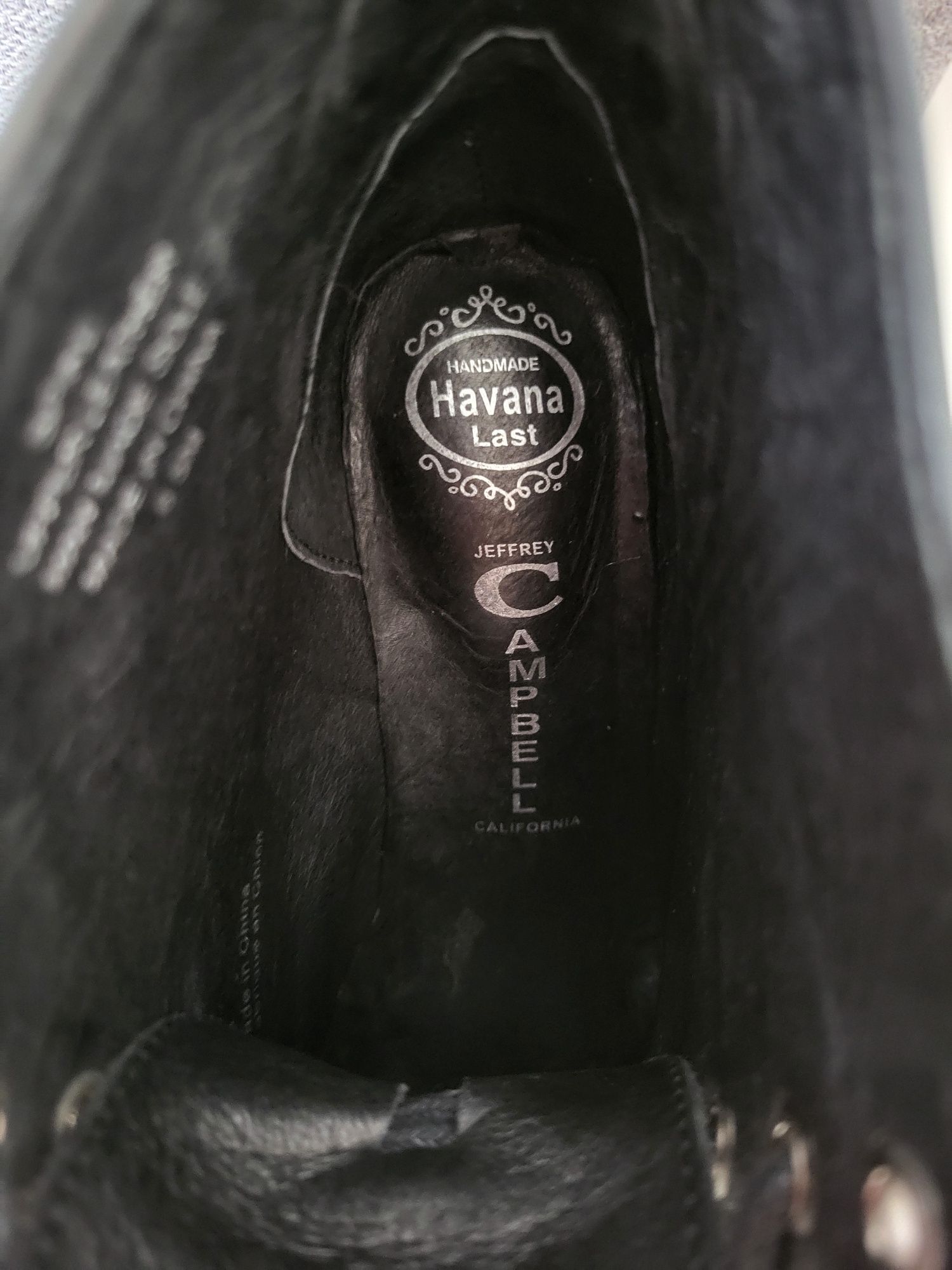 Jeffrey Campbell Botki LITA na obcasie skóra r.37