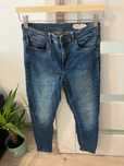niebieskie spodnie damskie judy super skinny fit cross jeans w28 l30