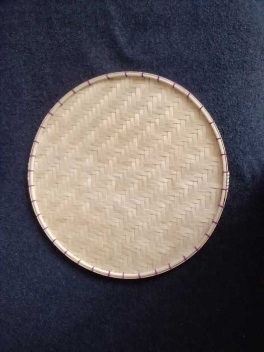 Podkładka - taca bambusowa, okrągła
