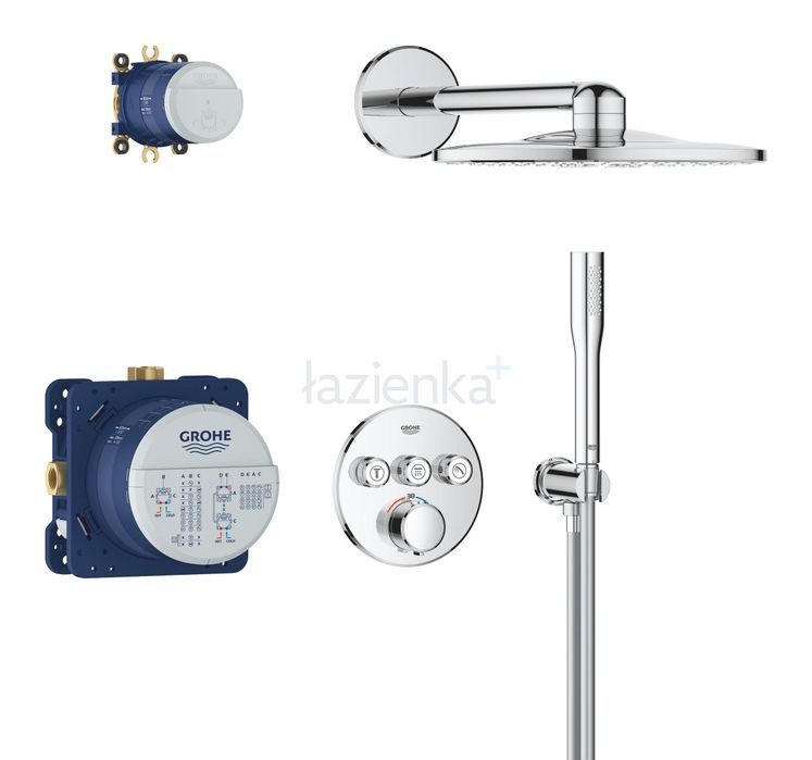 Grohe podtynkowy zestaw z termostatem Precision Smartcontrol