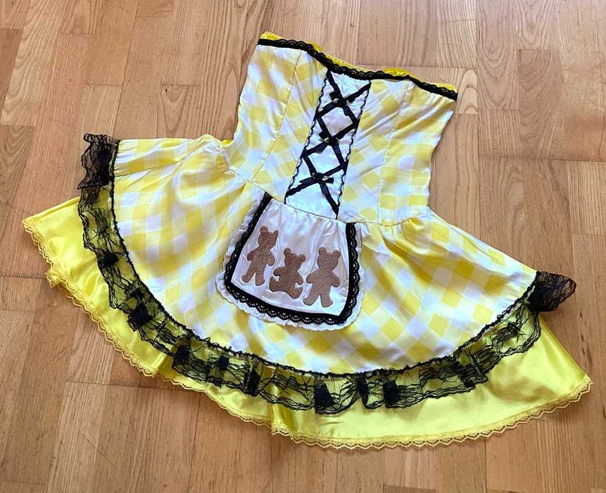 Strój przebranie bal karnawałowy Złotowłosa roz.S