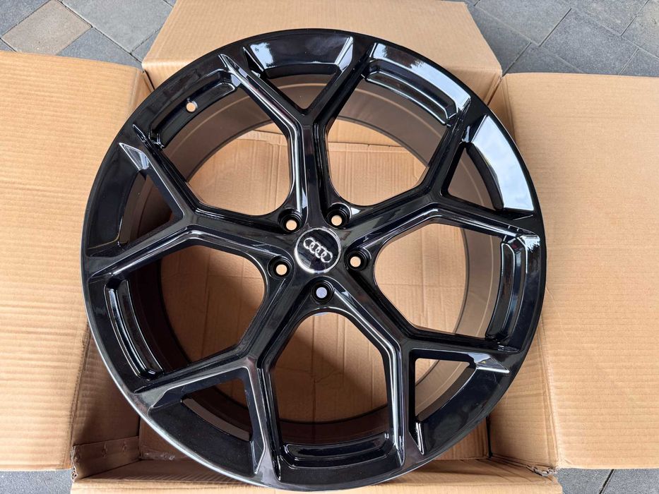Нові Чорні титани R21 5x112 9j e31 Audi Q7 Q8 RS Sline VW Touareg A6