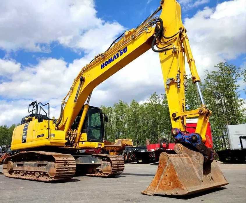 Koparka Gąsienicowa Komatsu PC210 wypożyczalnia koparek transport