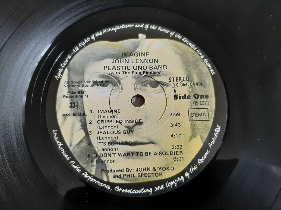 John Lennon - Imagine - Germany - Vinil LP C/ Poster