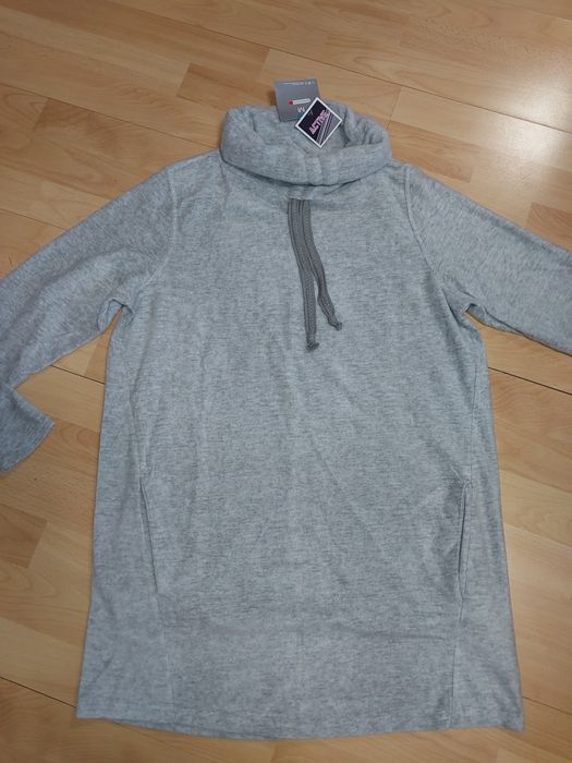 Nowa bluza sportowa polar damski M szary ciepły 38 40