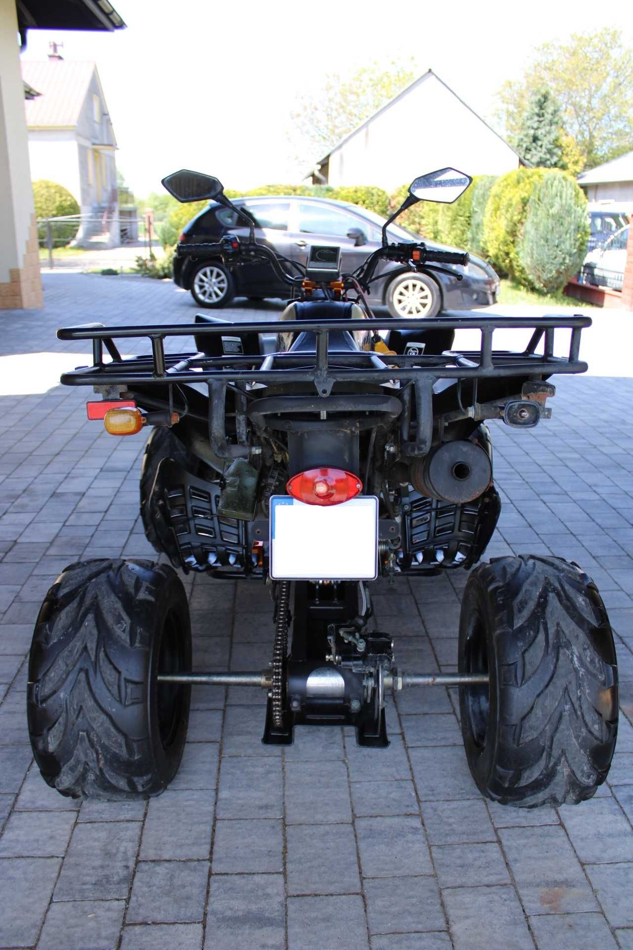 Quad Bashan 200 cm wyciągarka+pług zarejestrowany